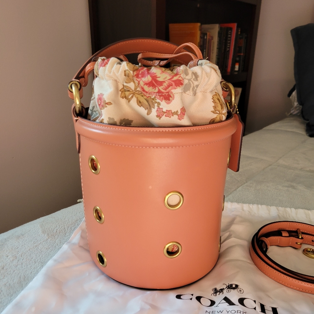 Coach Selena Gomez Grommet Bucket Bag